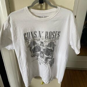 Guns N' Roses White Short Sleeve Tee